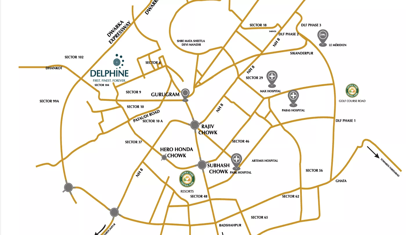 Location highlights graphic